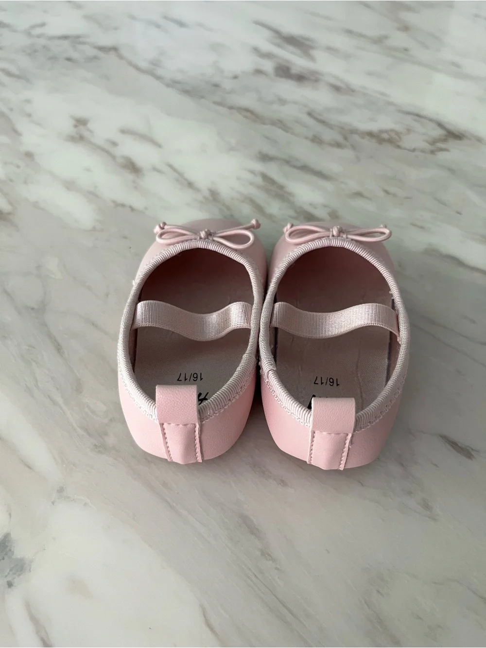 Pink Baby Mary Jane Shoes with Bows